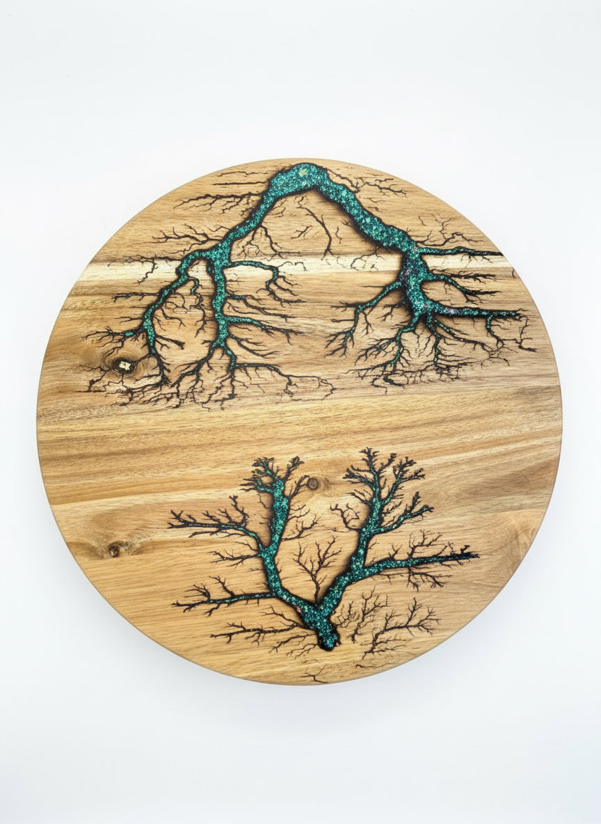 Resin art Lazy Susan handcrafted in East Gippsland Australia