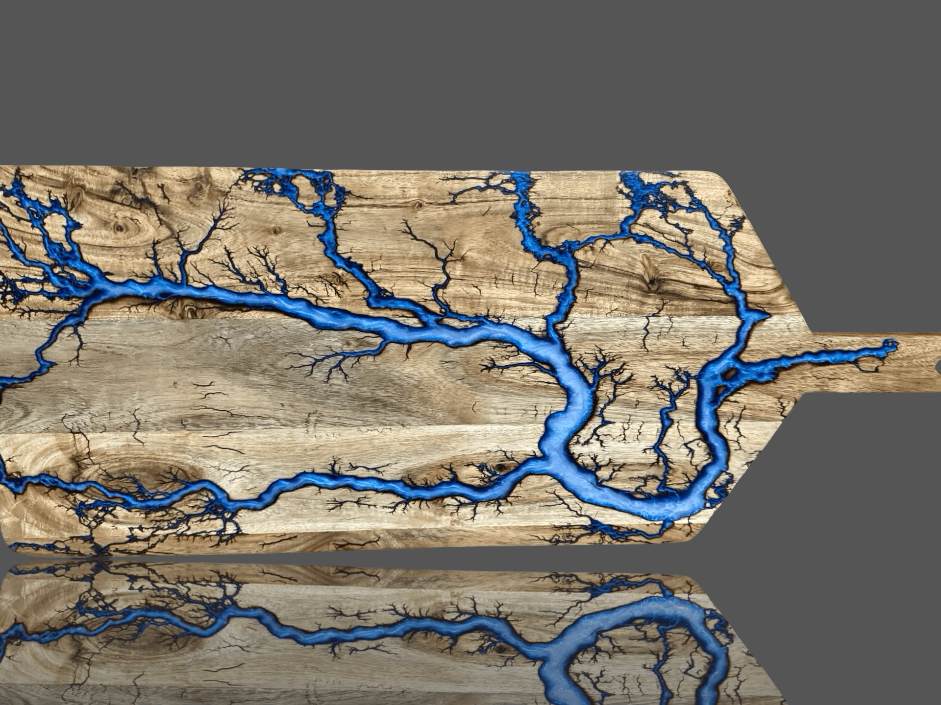 Statement large resin grazing paddle board – premium Australian resin board handmade by Fractal Flow Designs, perfect for entertaining and gifting.