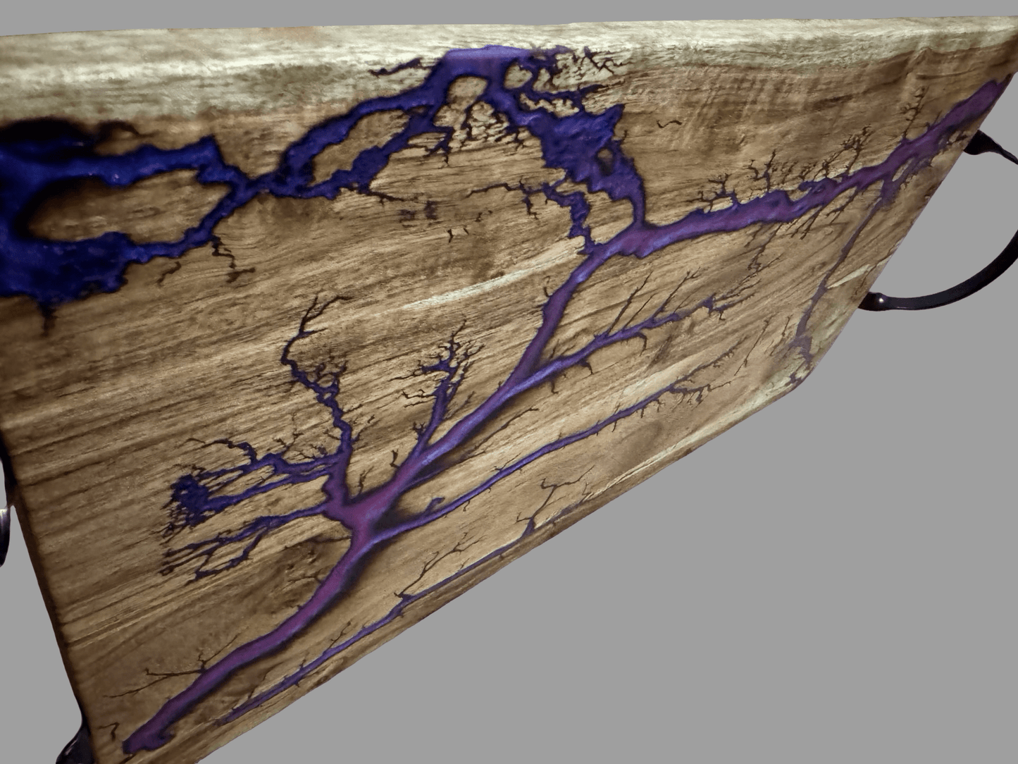 Resin serving board handmade by Fractal Flow Designs in Bairnsdale, Victoria. Premium Australian hardwood with fractal burning detail, ideal as a grazing platter, cheese board, or charcuterie tray. Perfect wedding, anniversary, or housewarming gift.