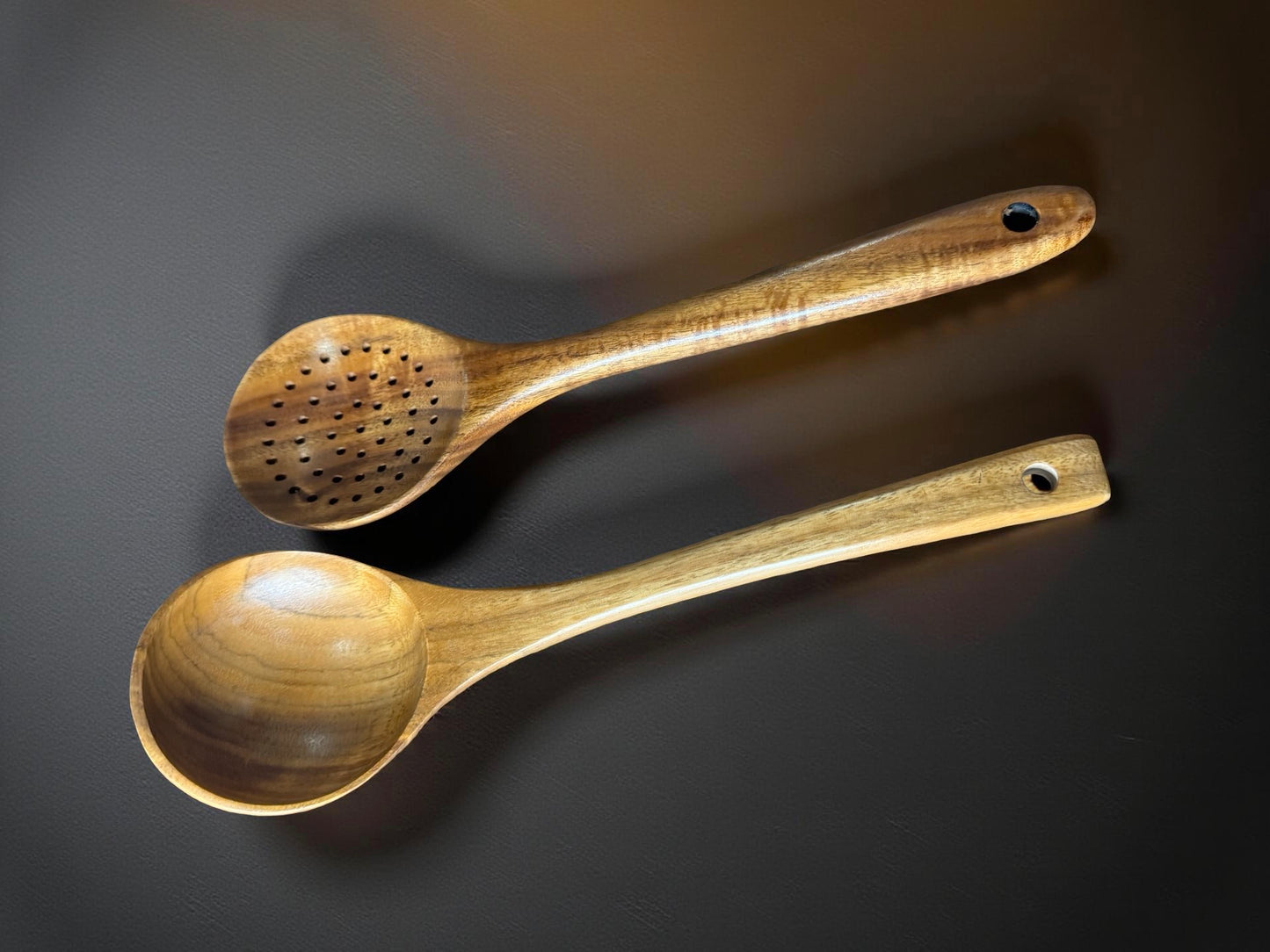 Australian made wood kitchen utensils handcrafted by Fractal Flow Designs